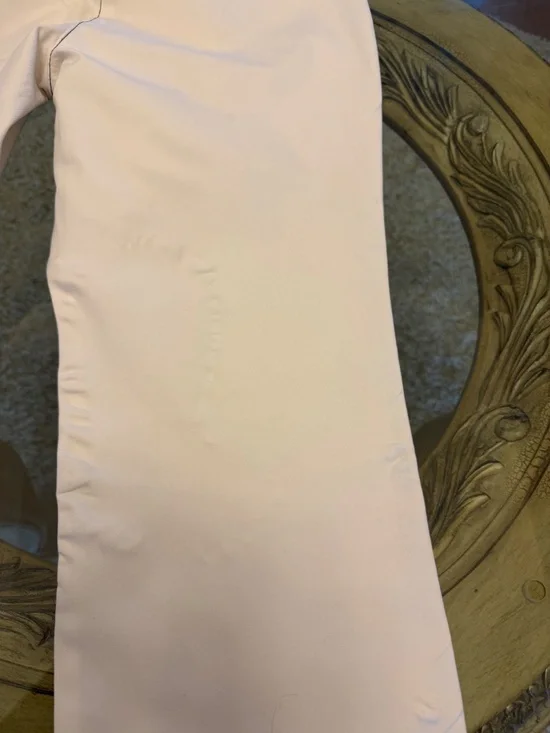 Escada Vtg Womens Suit EU 40 Cream Contrast Stitch Blazer Pants Quiet Luxury - Picture 9 of 16